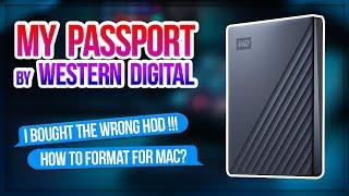 WD 4TB My Passport hard drive - How to format for MacBook