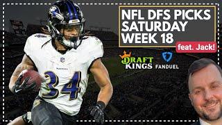 NFL DFS Picks for Saturday's 2 Games, Week 18: FanDuel & DraftKings Lineup Advice (& Showdown!)