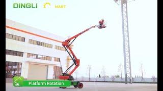 Dingli 's  New Electric Articulating Boom Lift BA22ERT- Conmart Reviews