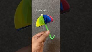 Cute paper umbrella ️️ ..  #shorts #youtubeshorts #trending #diy #craft #feed #easy #handmade #yt