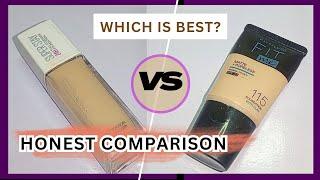 Maybelline Fit Me Matte Foundation VS Superstay 24 Hour Full Coverage Foundation||  Which Is Best ?