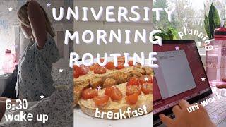 university morning routine (3rd year)