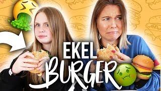 EKEL Burger Challenge  - mit meiner Schwester LENIMARIEE | Dagi Bee