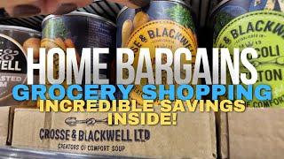 Home Bargains Grocery Shopping Tour - Incredible Savings Inside [4K]