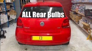 How To Change ALL Rear Bulbs VW Polo MK5 Rear Light Removal How To DIY 2009-2017