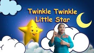 Twinkle twinkle little star, rhyme with action for 2years old kids.#shorts