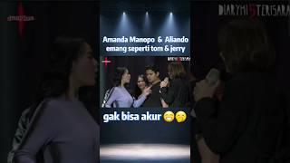 AMANDA MANOPO & ALIANDO EMANG SEPERTI TOM & JERRY GAK BISA AKUR  #amandamanopo #aliandosyarif