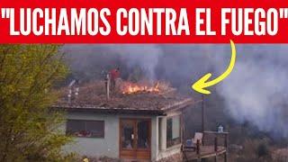 Tuvo que evacuar su casa pero volvió a defenderla de los incendios en las sierras de Córdoba