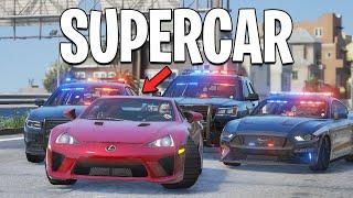 Robbing Banks With Supercars in GTA 5 RP