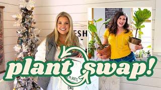 🪴Plant Swap with Growing Joy with Maria! Adding Houseplants & Grow Lights to Brighten a Dark Corner!