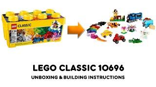 LEGO CLASSIC 10696 ideas Unboxing and Building instructions