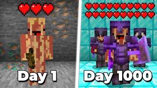 I Survived 1000 Days on Lifesteal SMP