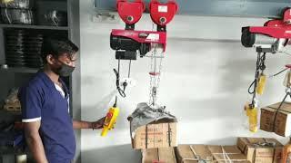 Mini Electric wire rope Hoist capacity 250kg to 500kg  Model Name PA500