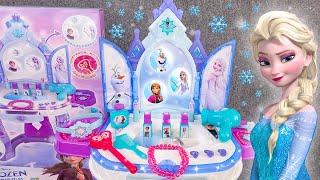 7 Minutes Satisfying with Unboxing Disney Frozen Elsa Beauty Playset ASMR | Toys Collection Review