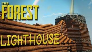 ►The Lighthouse, the third Forest base (with save file~!) | The Forest