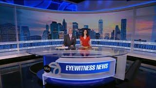 WABC-TV - ABC7 Eyewitness News 6 PM open (new studios & set) - February 22, 2025