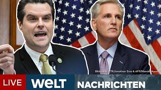 CHAOS IM US-REPRÄSENTANTENHAUS: Ultra-rechte Gruppe stürzt Sprecher Kevin McCarthy | WELT Newsstream