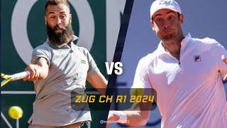 Zug Challenger 2024 R1: Benoit Paire vs. Quentin Halys Highlights