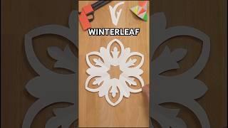 TUTORIAL: CUTTING A WINTERLEAF SNOWFLAKE — SIMPLE AND BEAUTIFUL | TOP CHRISTMAS DECOR IDEAS INCL ART
