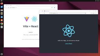 How to install React on Ubuntu 24.04 LTS | Create Vite + React App | React App in Linux