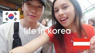 Our Daily Routine in Korea [ENG/한글] KOREAN AUSTRIAN COUPLE