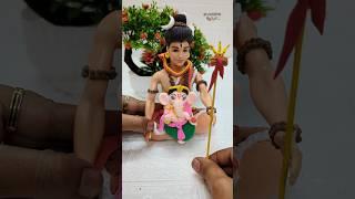 Reverse Play⏮️Ganesh Chaturthi Lord Ganpati Making With Clay Mahadev Lord Shiva,Ganesh Ji Making