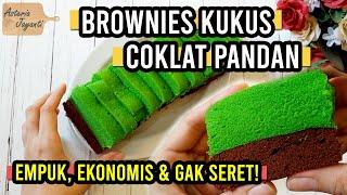 Resep Brownies Kukus Coklat Pandan Dengan Takaran Sendok