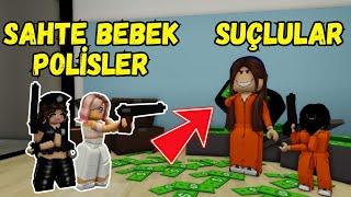 SAHTE BEBEK POLİSLER SUÇLULARI YAKALADIARIGİLLERTUBA ARIROBLOX BrookhavenRPAYŞEM ECE ARI