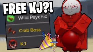 FREE KJ UPDATE RELEASE DATE + NEW UPDATE IN THE STRONGEST BATTLEGROUNDS..