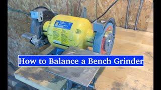 How to balance a bench grinder in 4 steps