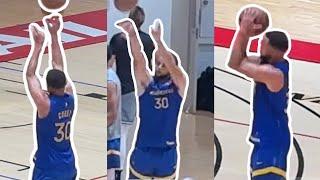 Steph Curry FULL Workout 150+ Shots Post Practice With Warriors Teammate Moses Moody