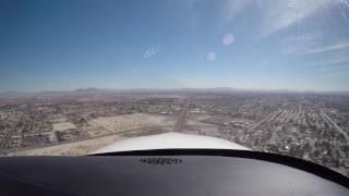 Landing at North Las Vegas Airport, KVGT