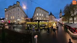 Advent in Graz - Die Herrengasse im Lichterzauber (Insta360 X4)