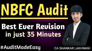 100% Conceptual Clarity I Exam-Oriented Revision of NBFC Audit I CA Final Audit