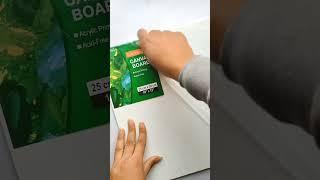 Unboxing Camlin Canvas board | satisfying video | unwrapping canvas Board #canvas#camlin#shorts