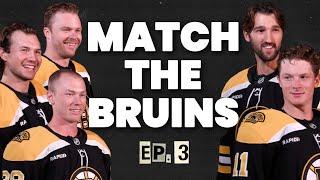 Bruins Take On Ultimate Matching Challenge | Match The Bruins Ep. 3