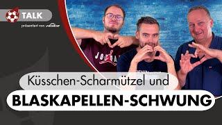 Küsschen-Scharmützel und Blaskapellen-Schwung #torgranate #talk #fußball #kreisliga