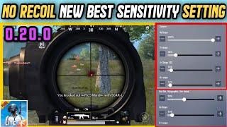 NEW BEST SENSITIVITY SETTING FOR PUBG MOBILE LITE || HOW TO CONTROL RECOIL TIPS