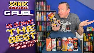 Is GFuel Sonic Peach Rings the BEST Peach Energy Drink? GFuel Sonic Peach Energy Drink Review