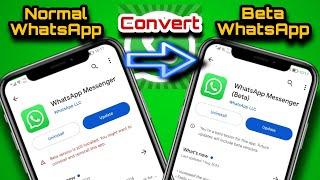 How to change normal whatsapp to beta whatsapp in tamil | WhatsApp tricks 2023 | Farhan View