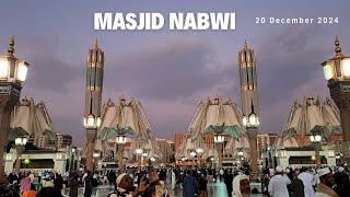 Masjid Nabwi umbrella opening || millions of people at fajar time