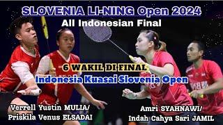 [All Indonesian Final] MULIA/ELSADAI vs SYAHNAWI_JAMIL | XD Final Slovenia Open 2024