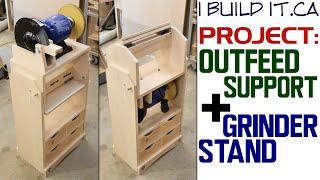 Making A Grinder Stand / Outfeed Stand