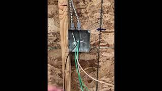 Splicing in a box with MC cable. Is this way best? #oddlysatisfying
