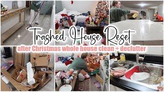 TRASHED HOUSE CLEAN WITH ME // Whole House Clean + Organize // Cleaning Motivation