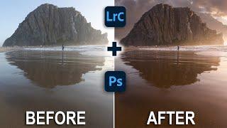 Editing One Of My FAVORITE Photos! Lightroom & Photoshop Tutorial From Beginning to End.