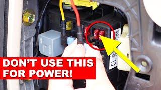 Don't Install a Hardwire Kit Like This! (How to Install a Dash Cam Hardwire Kit)