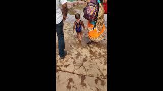 Cute baby in swimsuit giving cute poses for video||#shorts