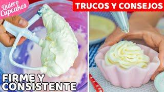 CREMA DE QUESO PERFECTA | RECETA + TRUCOS Y CONSEJOS | QUIERO CUPCAKES