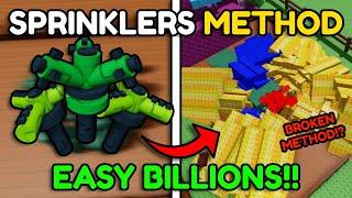 How To Do *SPRINKLER METHOD* in GROW A GARDEN! 